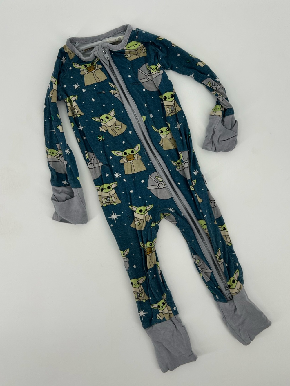 Little Sleepies Star Wars Grogu zippy size 0-3